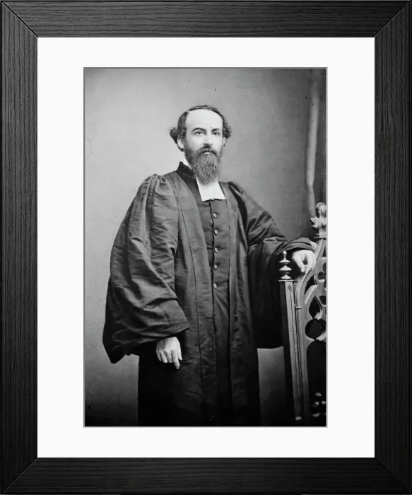 Framed Print : Rev. Charles Todd Quintard, between 1855 and 1865. Creator: Unknown Framed Print : Rev. Charles Todd Quintard, between 1855 and 1865. Creator: Unknown