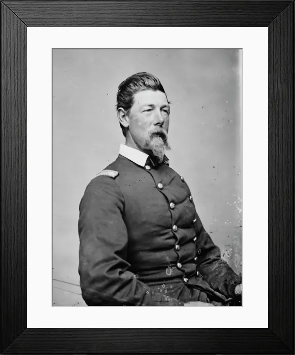 Framed Print : Colonel Alexander Shaler, between 1855 and 1865. Creator: Unknown Framed Print : Colonel Alexander Shaler, between 1855 and 1865. Creator: Unknown