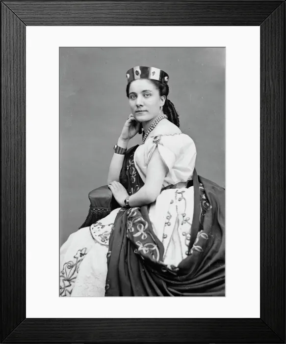 Framed Print : Mlle. Boisso, between 1855 and 1865. Creator: Unknown Framed Print : Mlle. Boisso, between 1855 and 1865. Creator: Unknown