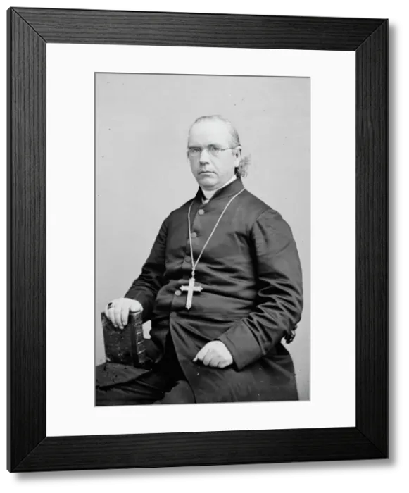 Framed Print : Bishop Patrick Neeson Lynch, between 1855 and 1865. Creator: Unknown Framed Print : Bishop Patrick Neeson Lynch, between 1855 and 1865. Creator: Unknown