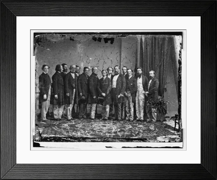 Framed Print : Prince of Wales group in 1861, 1860 October 13. Creator: Unknown Framed Print : Prince of Wales group in 1861, 1860 October 13. Creator: Unknown