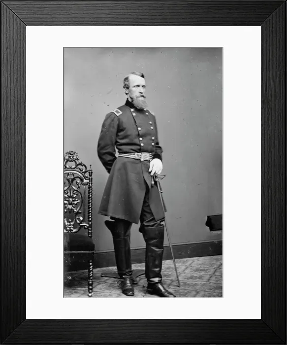Framed Print : General D. B. Birney, US Army, between 1855 and 1865. Creator: Unknown Framed Print : General D. B. Birney, US Army, between 1855 and 1865. Creator: Unknown