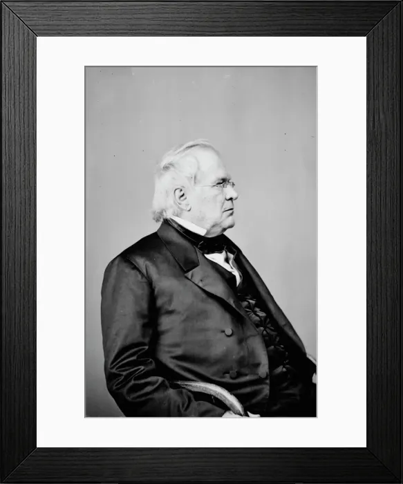 Framed Print : Judge Robert C. Grier, between 1855 and 1865. Creator: Unknown Framed Print : Judge Robert C. Grier, between 1855 and 1865. Creator: Unknown