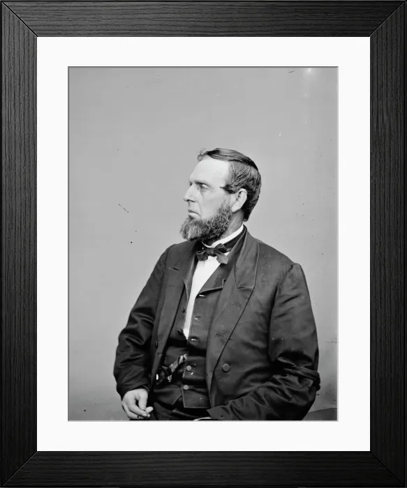 Framed Print : James Harlan, between 1855 and 1865. Creator: Unknown Framed Print : James Harlan, between 1855 and 1865. Creator: Unknown