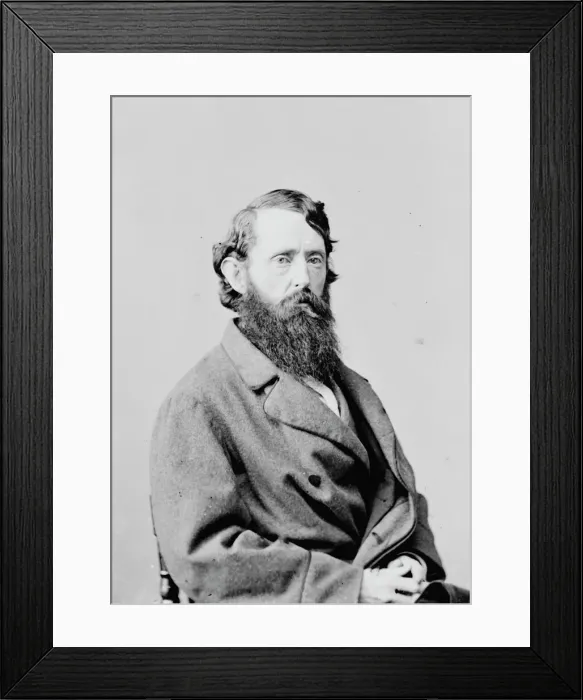 Framed Print : Benjamin Gratz Brown, between 1855 and 1865. Creator: Unknown Framed Print : Benjamin Gratz Brown, between 1855 and 1865. Creator: Unknown
