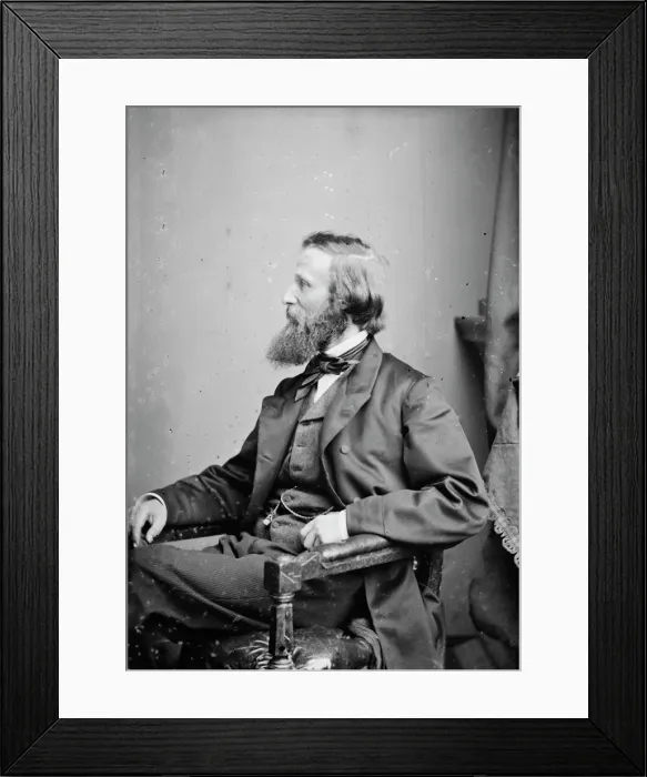 Framed Print : Daniel Huntington, between 1855 and 1865. Creator: Unknown Framed Print : Daniel Huntington, between 1855 and 1865. Creator: Unknown