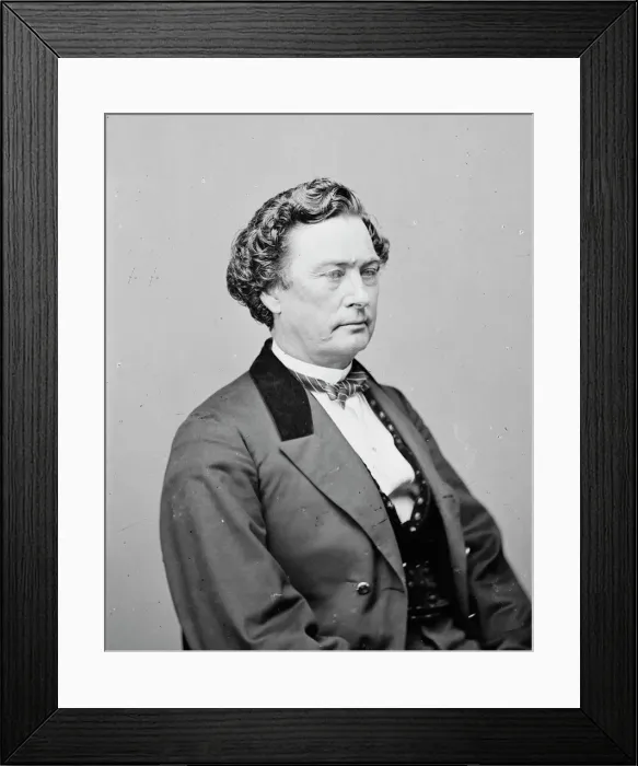 Framed Print : Richard Yates of Illinois, between 1855 and 1865. Creator: Unknown Framed Print : Richard Yates of Illinois, between 1855 and 1865. Creator: Unknown