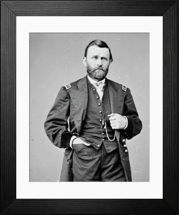 Framed Print : Ulysses S. Grant, between 1855 and 1865. Creator: Unknown Framed Print : Ulysses S. Grant, between 1855 and 1865. Creator: Unknown