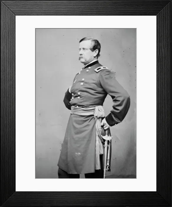 Framed Print : General James Henry Van Alen, US Army, between 1855 and 1865. Creator: Unknown Framed Print : General James Henry Van Alen, US Army, between 1855 and 1865. Creator: Unknown