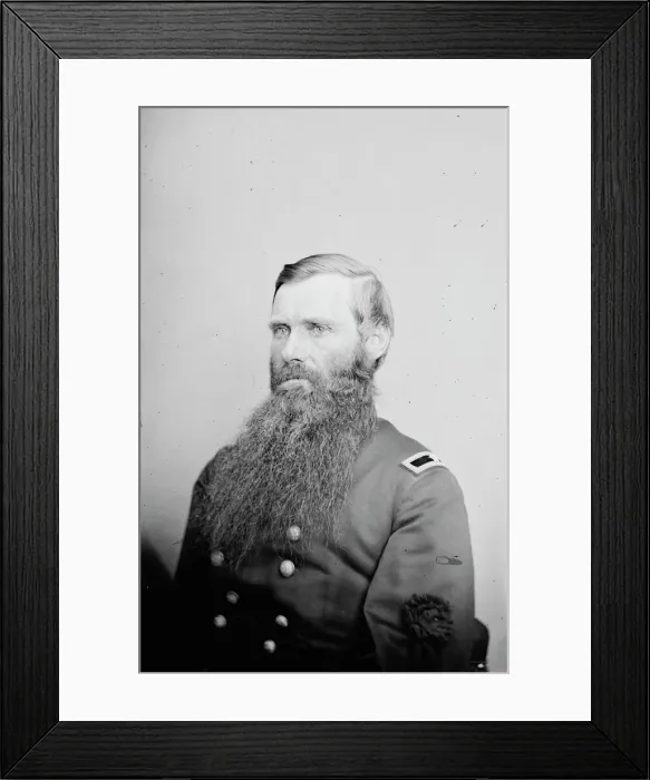 Framed Print : General Thomas Maley Harris, US Army, between 1855 and 1865. Creator: Unknown Framed Print : General Thomas Maley Harris, US Army, between 1855 and 1865. Creator: Unknown
