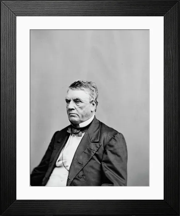Framed Print : John Minor Botts of Virginia, between 1855 and 1865. Creator: Unknown Framed Print : John Minor Botts of Virginia, between 1855 and 1865. Creator: Unknown