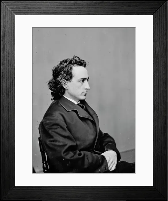 Framed Print : Junius Brutus Booth, Jr. between 1855 and 1865. Creator: Unknown Framed Print : Junius Brutus Booth, Jr. between 1855 and 1865. Creator: Unknown
