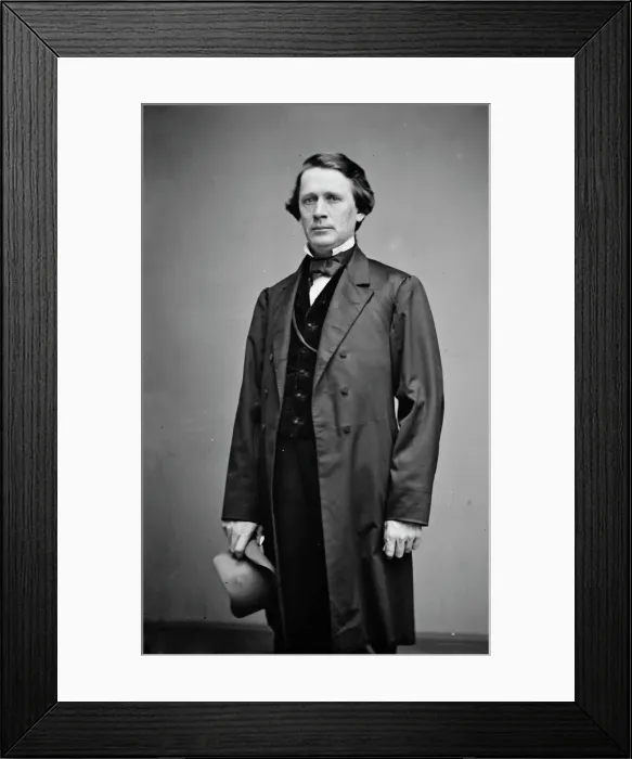 Framed Print : Rev. R. M. Hatfield, between 1855 and 1865. Creator: Unknown Framed Print : Rev. R. M. Hatfield, between 1855 and 1865. Creator: Unknown