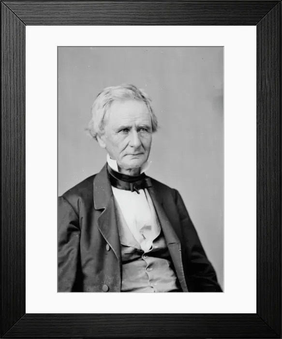 Framed Print : Simon Cameron of Pennsylvania, between 1855 and 1865. Creator: Unknown Framed Print : Simon Cameron of Pennsylvania, between 1855 and 1865. Creator: Unknown