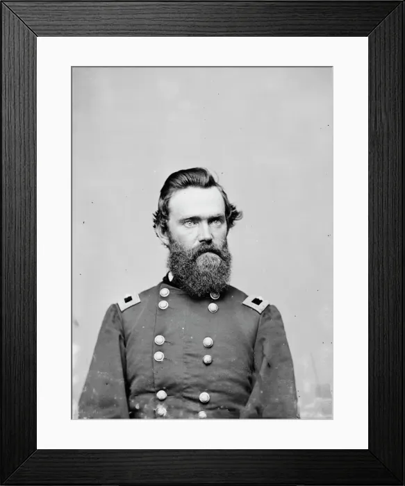 Framed Print : General E. W. Rice, US Army, between 1855 and 1865. Creator: Unknown Framed Print : General E. W. Rice, US Army, between 1855 and 1865. Creator: Unknown