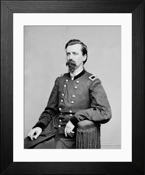 Framed Print : General Robert Sanford Foster, US Army, between 1855 and 1865. Creator: Unknown Framed Print : General Robert Sanford Foster, US Army, between 1855 and 1865. Creator: Unknown