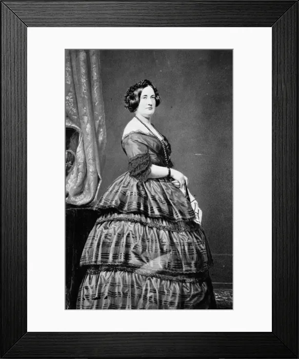 Framed Print : Lady Gore Onsley, between 1855 and 1865. Creator: Unknown Framed Print : Lady Gore Onsley, between 1855 and 1865. Creator: Unknown