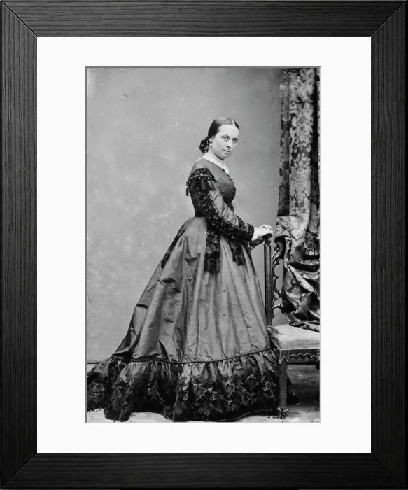 Framed Print : Mrs. Chanfrau, between 1855 and 1865. Creator: Unknown Framed Print : Mrs. Chanfrau, between 1855 and 1865. Creator: Unknown