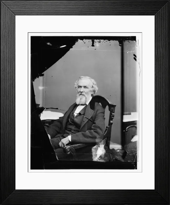 Framed Print : Nicholas Philip Trist, between 1855 and 1865. Creator: Unknown Framed Print : Nicholas Philip Trist, between 1855 and 1865. Creator: Unknown