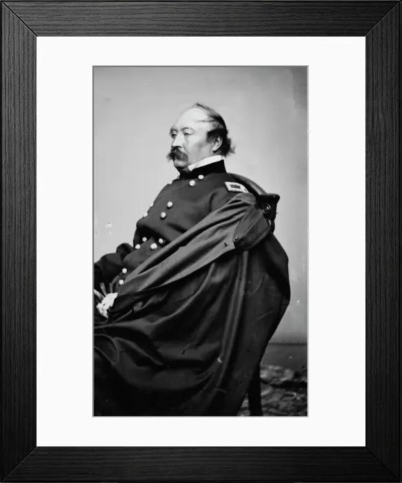 Framed Print : General William H. French, US Army, between 1855 and 1865. Creator: Unknown Framed Print : General William H. French, US Army, between 1855 and 1865. Creator: Unknown