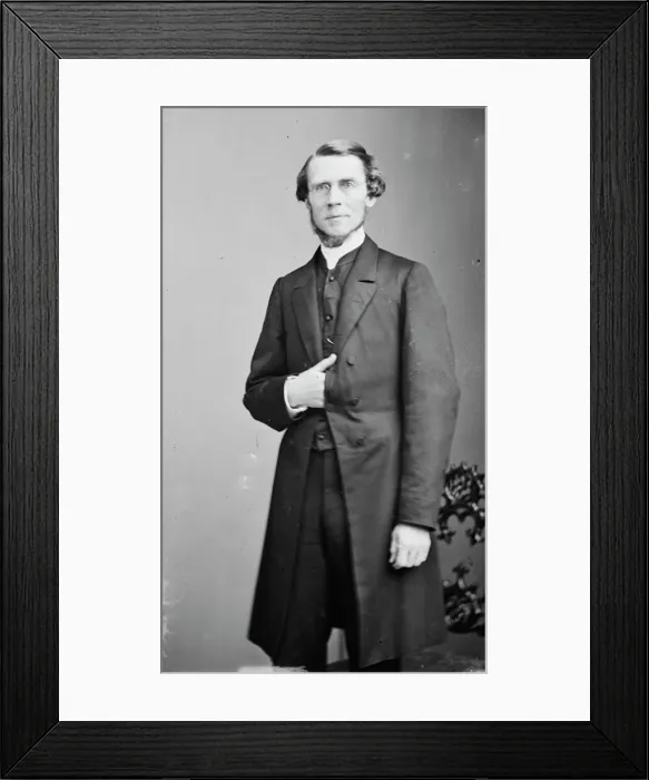 Framed Print : Rev. P. F. Stearns, between 1855 and 1865. Creator: Unknown Framed Print : Rev. P. F. Stearns, between 1855 and 1865. Creator: Unknown