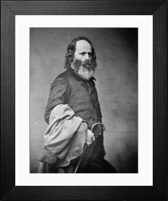 Framed Print : Charles L. Elliott, between 1855 and 1865. Creator: Unknown Framed Print : Charles L. Elliott, between 1855 and 1865. Creator: Unknown