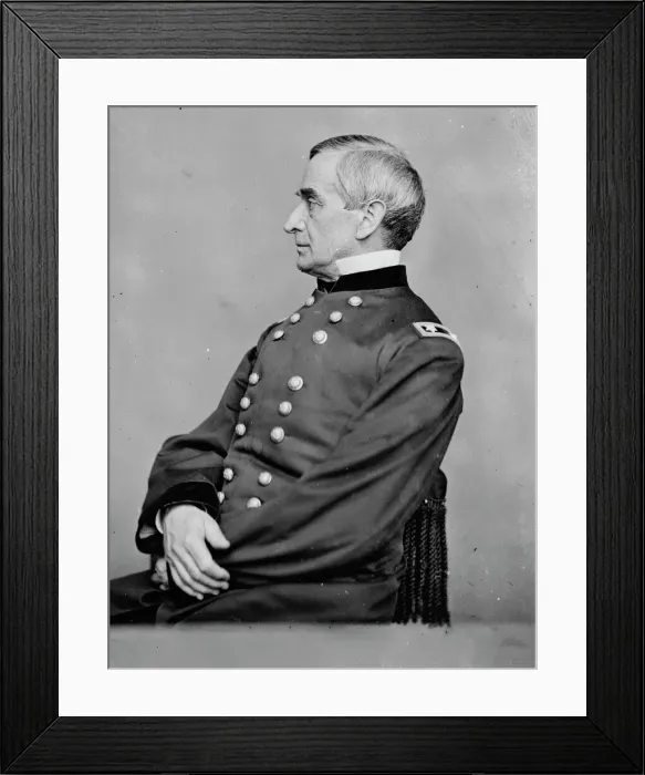 Framed Print : General Robert Anderson, US Army, between 1855 and 1865. Creator: Unknown Framed Print : General Robert Anderson, US Army, between 1855 and 1865. Creator: Unknown