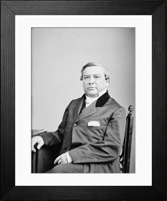 Framed Print : Bishop Cicero Stephens Hawks, between 1855 and 1865. Creator: Unknown Framed Print : Bishop Cicero Stephens Hawks, between 1855 and 1865. Creator: Unknown