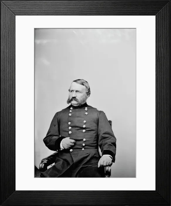 Framed Print : General William Hemsley Emory, US Army, between 1855 and 1865. Creator: Unknown