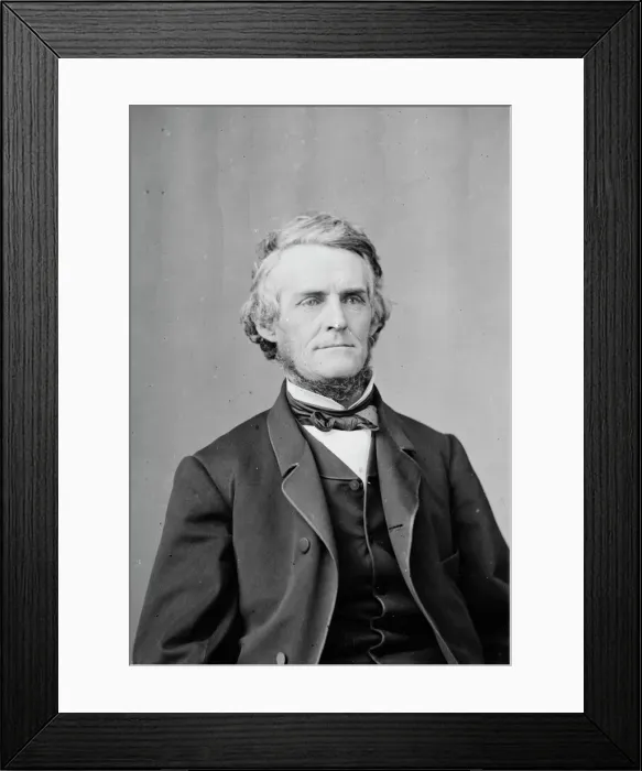 Framed Print : Governor William Dennison of Ohio, between 1855 and 1865. Creator: Unknown Framed Print : Governor William Dennison of Ohio, between 1855 and 1865. Creator: Unknown