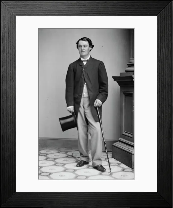 Framed Print : Abram Stevens Hewitt, between 1855 and 1865. Creator: Unknown Framed Print : Abram Stevens Hewitt, between 1855 and 1865. Creator: Unknown