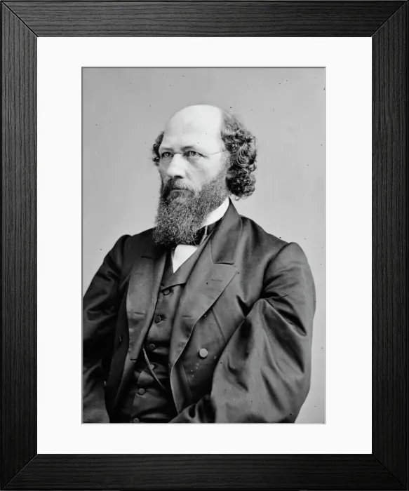 Framed Print : Justice Stephen J. Field, between 1855 and 1865. Creator: Unknown Framed Print : Justice Stephen J. Field, between 1855 and 1865. Creator: Unknown