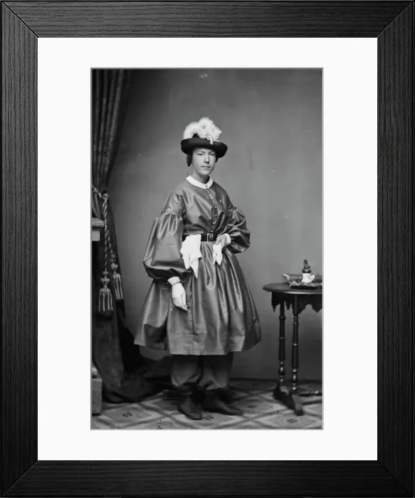 Framed Print : Mrs. Tibitts, between 1855 and 1865. Creator: Unknown Framed Print : Mrs. Tibitts, between 1855 and 1865. Creator: Unknown