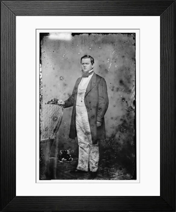 Framed Print : Henry Cornelius Burnett of Kentucky, between 1855 and 1865. Creator: Unknown Framed Print : Henry Cornelius Burnett of Kentucky, between 1855 and 1865. Creator: Unknown