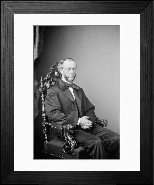 Framed Print : Frederick Augustus Conkling, between 1855 and 1865. Creator: Unknown Framed Print : Frederick Augustus Conkling, between 1855 and 1865. Creator: Unknown