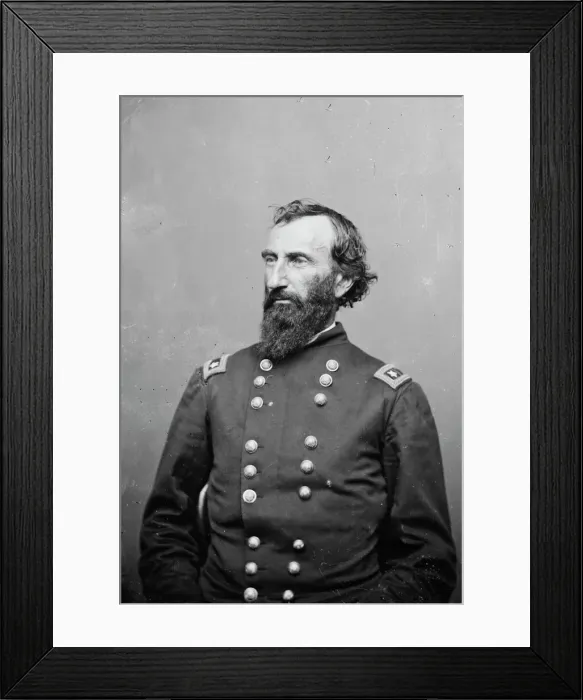 Framed Print : General John A. McClernand, US Army, between 1855 and 1865. Creator: Unknown Framed Print : General John A. McClernand, US Army, between 1855 and 1865. Creator: Unknown