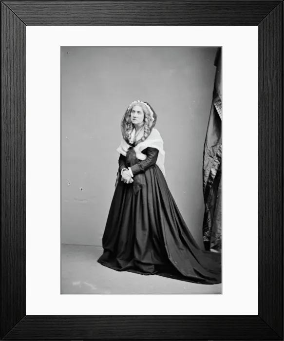 Framed Print : Ristori, between 1855 and 1865. Creator: Unknown Framed Print : Ristori, between 1855 and 1865. Creator: Unknown