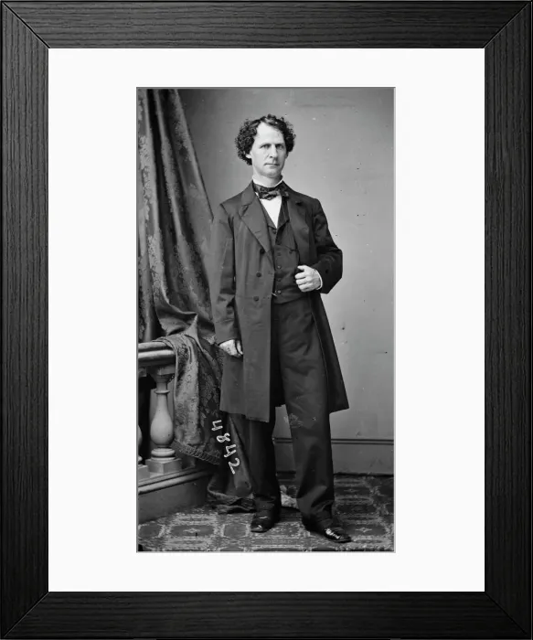 Framed Print : S. A. Corey, between 1855 and 1865. Creator: Unknown Framed Print : S. A. Corey, between 1855 and 1865. Creator: Unknown
