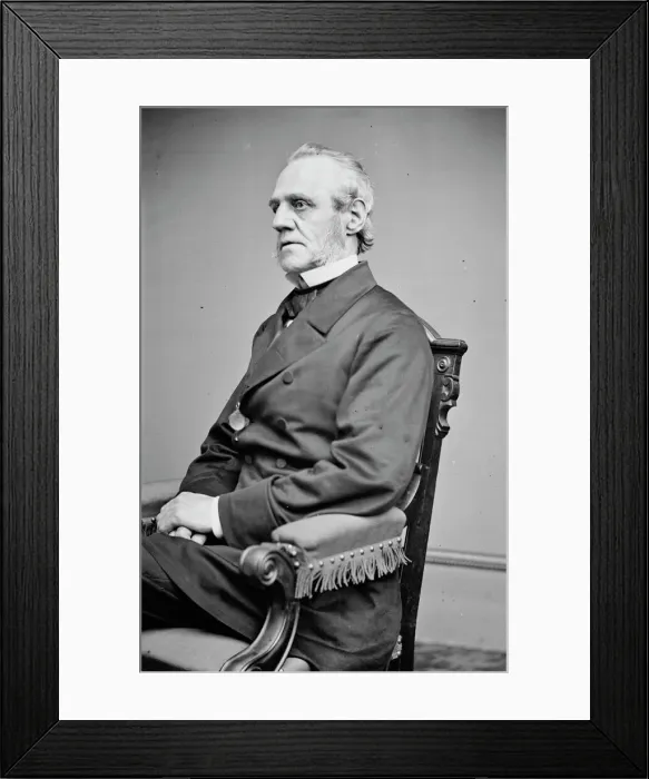 Framed Print : George Thompson, between 1855 and 1865. Creator: Unknown Framed Print : George Thompson, between 1855 and 1865. Creator: Unknown