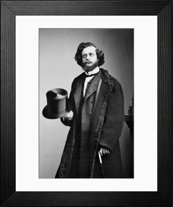 Framed Print : William C. Colorado'Jewett, between 1855 and 1865. Creator: Unknown Framed Print : William C. Colorado'Jewett, between 1855 and 1865. Creator: Unknown