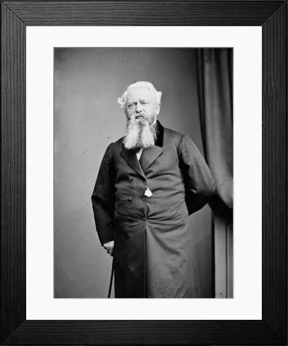 Framed Print : Townsend Harris, between 1855 and 1865. Creator: Unknown Framed Print : Townsend Harris, between 1855 and 1865. Creator: Unknown