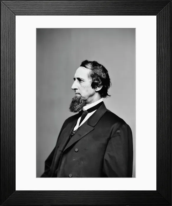 Framed Print : Edgar Cowan, between 1855 and 1865. Creator: Unknown Framed Print : Edgar Cowan, between 1855 and 1865. Creator: Unknown