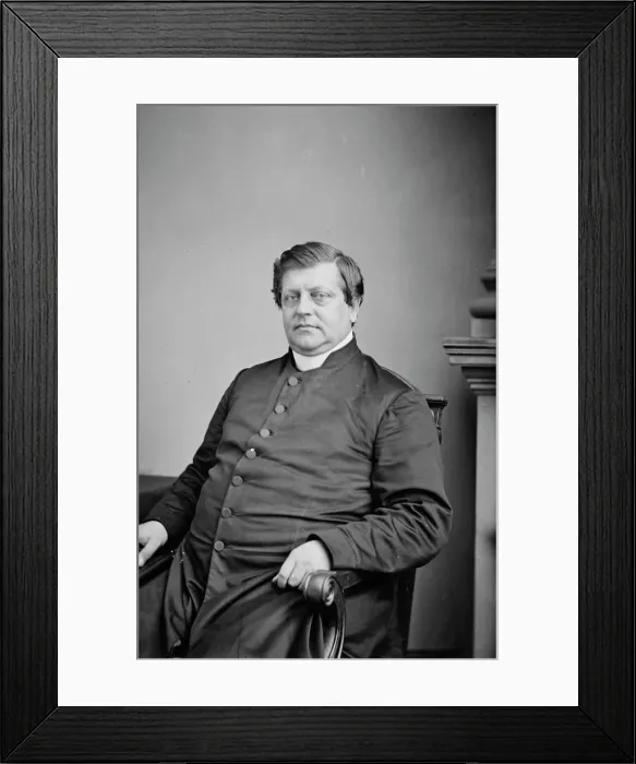 Framed Print : Bishop William Henry Odenheimer, between 1855 and 1865. Creator: Unknown Framed Print : Bishop William Henry Odenheimer, between 1855 and 1865. Creator: Unknown