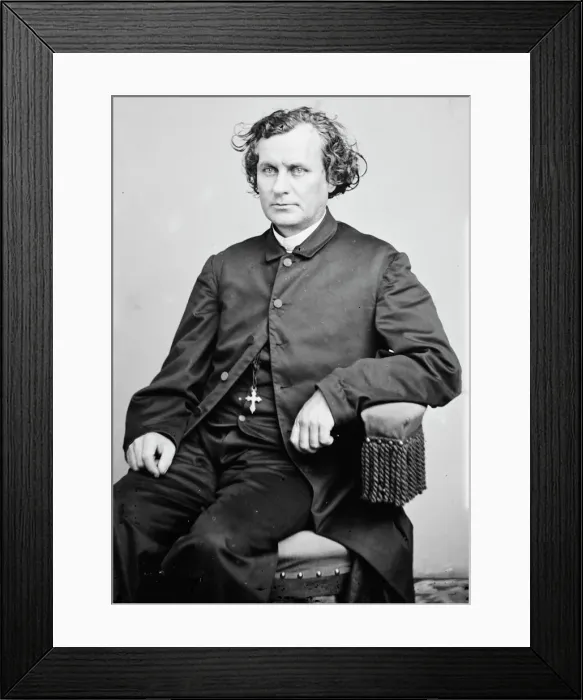 Framed Print : Rev. E. S. McKolson, between 1855 and 1865. Creator: Unknown Framed Print : Rev. E. S. McKolson, between 1855 and 1865. Creator: Unknown