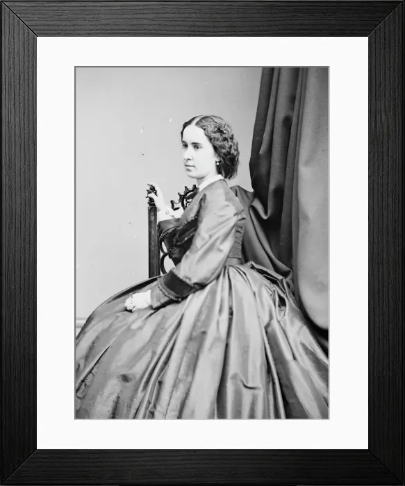 Framed Print : Clara L. Kellogg, between 1861 and 1870. Creator: Unknown Framed Print : Clara L. Kellogg, between 1861 and 1870. Creator: Unknown