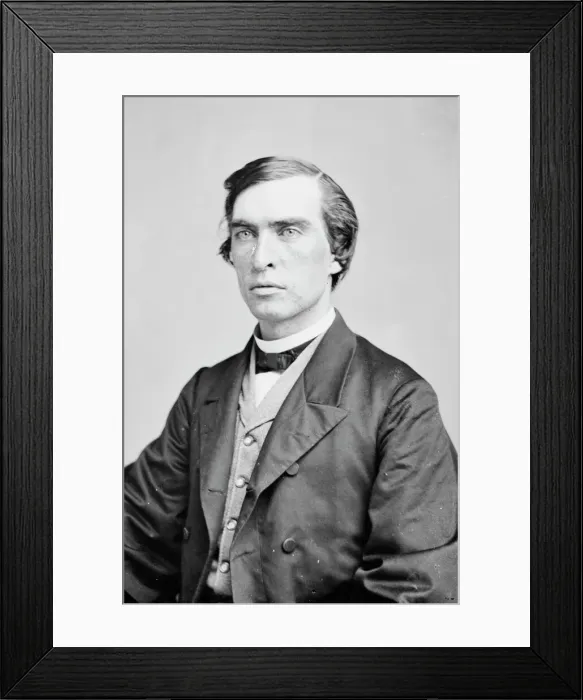 Framed Print : William E. Sheridan, between 1855 and 1865. Creator: Unknown Framed Print : William E. Sheridan, between 1855 and 1865. Creator: Unknown