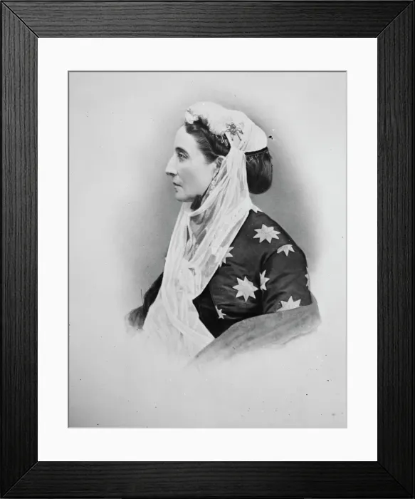 Framed Print : Ristori, between 1855 and 1865. Creator: Unknown Framed Print : Ristori, between 1855 and 1865. Creator: Unknown