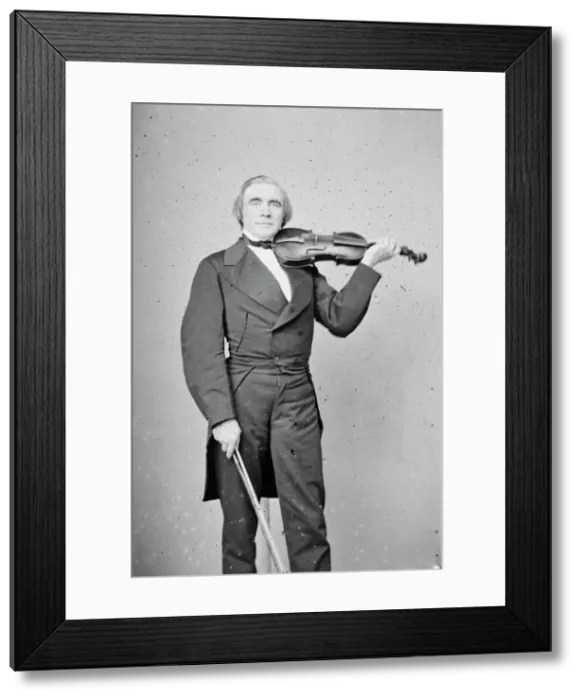 Framed Print : Ole Bull, between 1855 and 1865. Creator: Unknown Framed Print : Ole Bull, between 1855 and 1865. Creator: Unknown