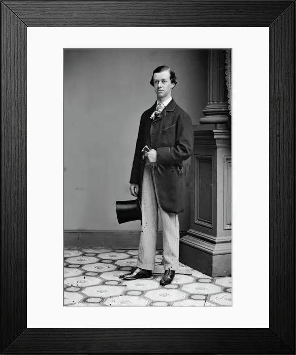 Framed Print : Viscount Milton, between 1855 and 1865. Creator: Unknown Framed Print : Viscount Milton, between 1855 and 1865. Creator: Unknown