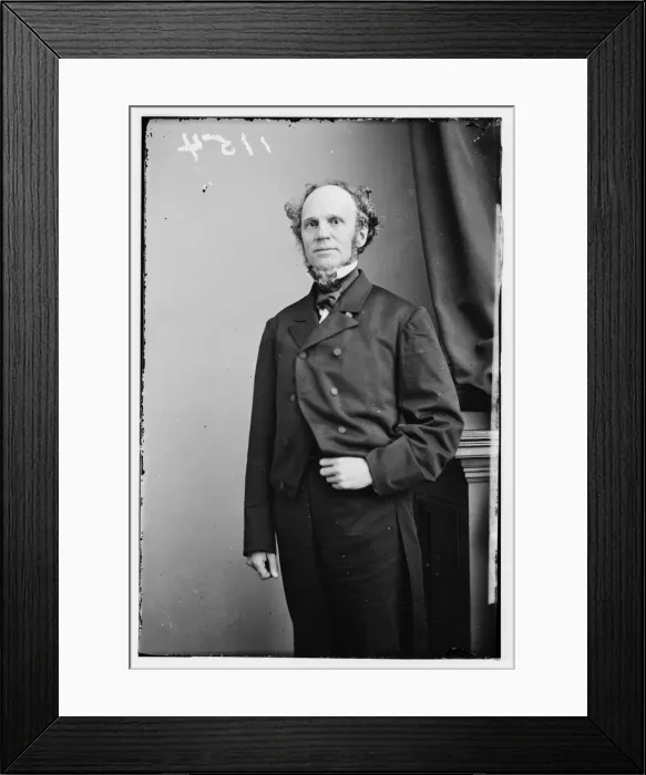 Framed Print : Horatio Seymour, between 1855 and 1865. Creator: Unknown Framed Print : Horatio Seymour, between 1855 and 1865. Creator: Unknown